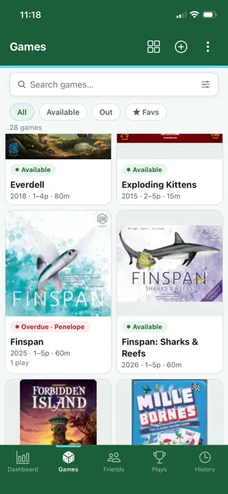 Board Game Library screenshot 2