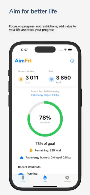 AimFit screenshot 1