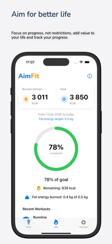 AimFit screenshot