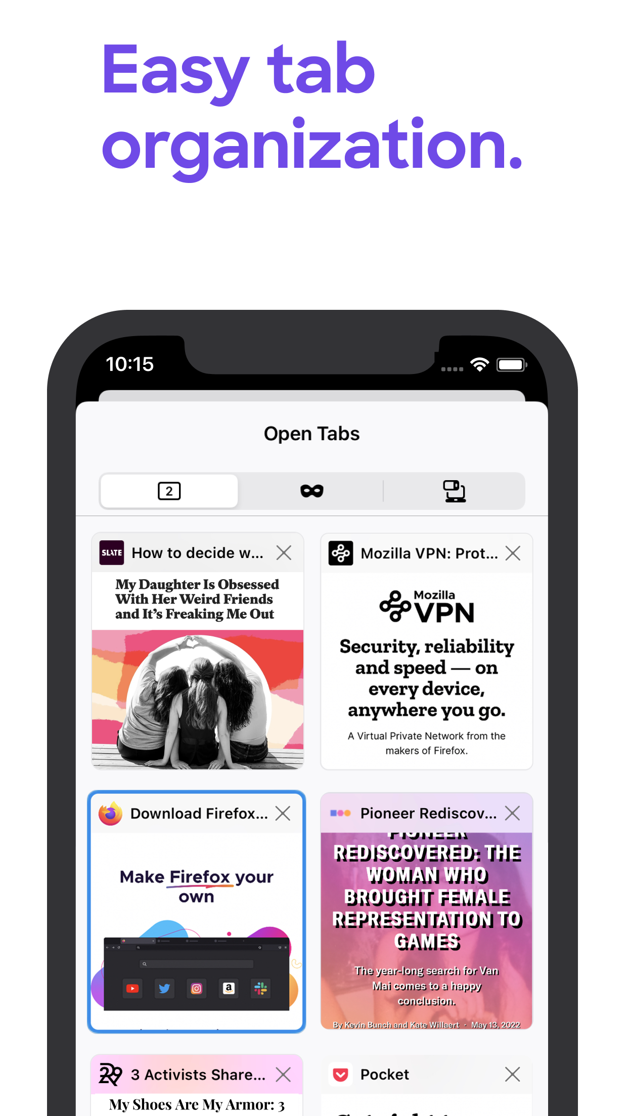 Firefox: Private Web Browser screenshot 6