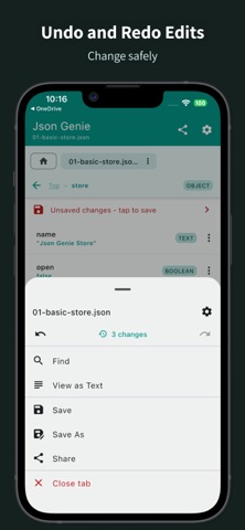 Json Genie: JSON Editor/Viewer Screenshot 9 of 9