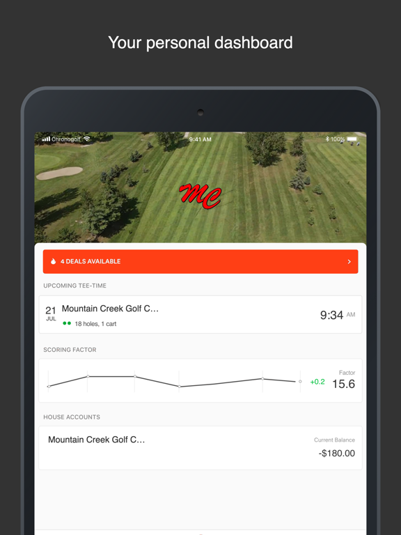 Mountain Creek Golf app screenshot 3