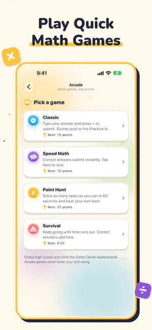 Mental Math Learning Games screenshot 2