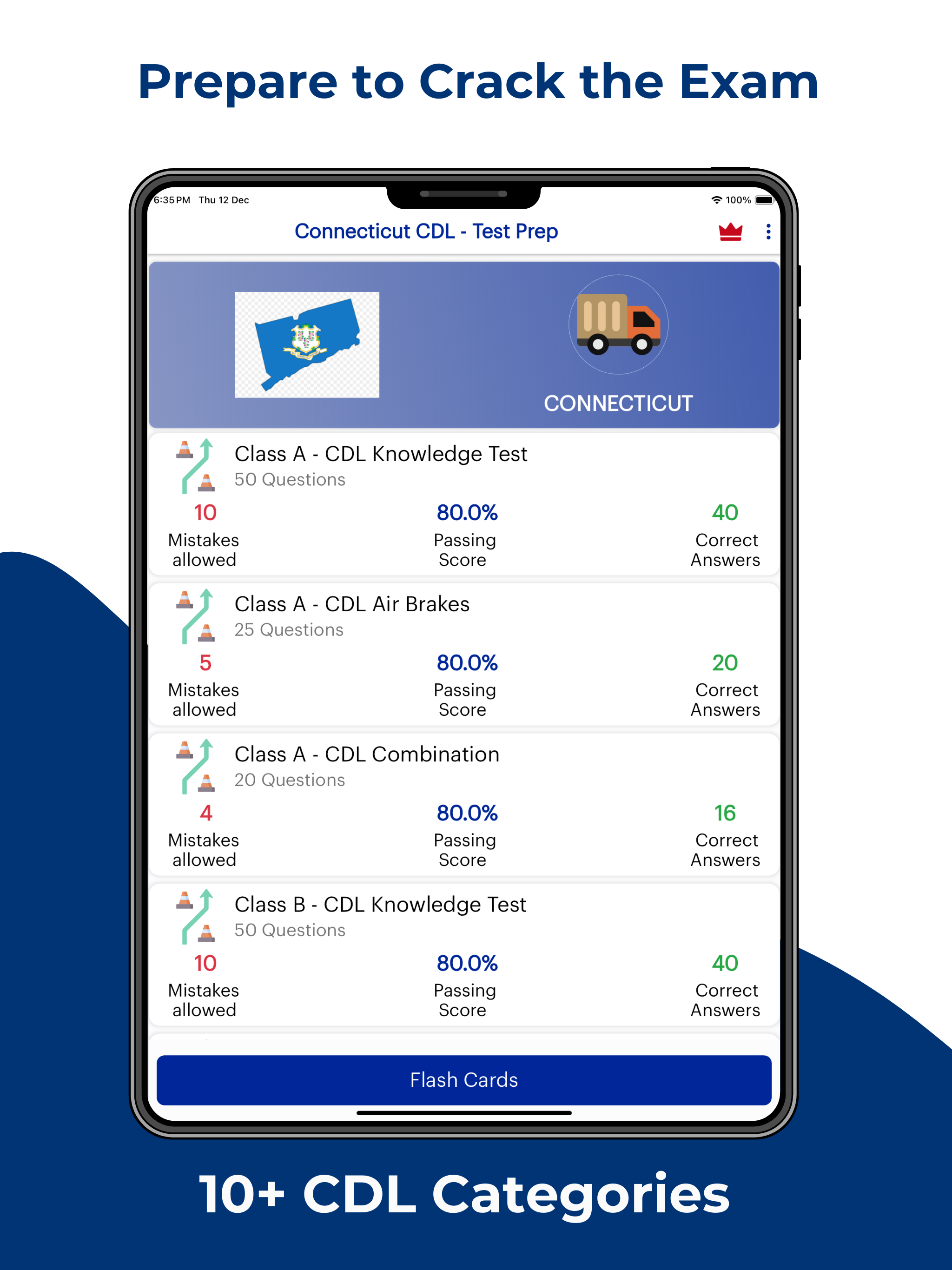 Connecticut CDL Permit Test screenshot 10