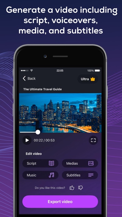 VideoAI • AI video generator iPhone screenshot 5 - Photo & Video app