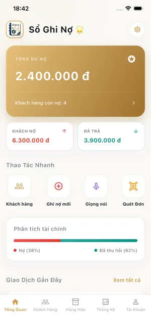 Sổ ghi nợ - quản lý công nợ screenshot 1