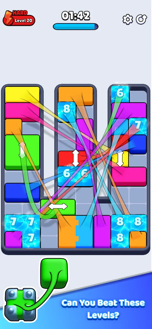 #2. Block Tangle Jam (iOS) От: Ezgi Evrensel