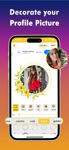Social Profile Maker iPhone screenshot