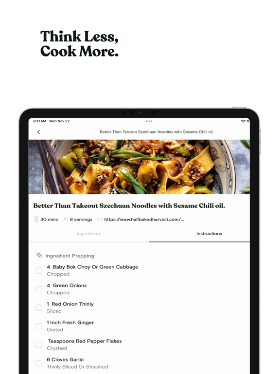 Souschef | Recipe Keeper iPad screenshot 4 - Food & Drink app