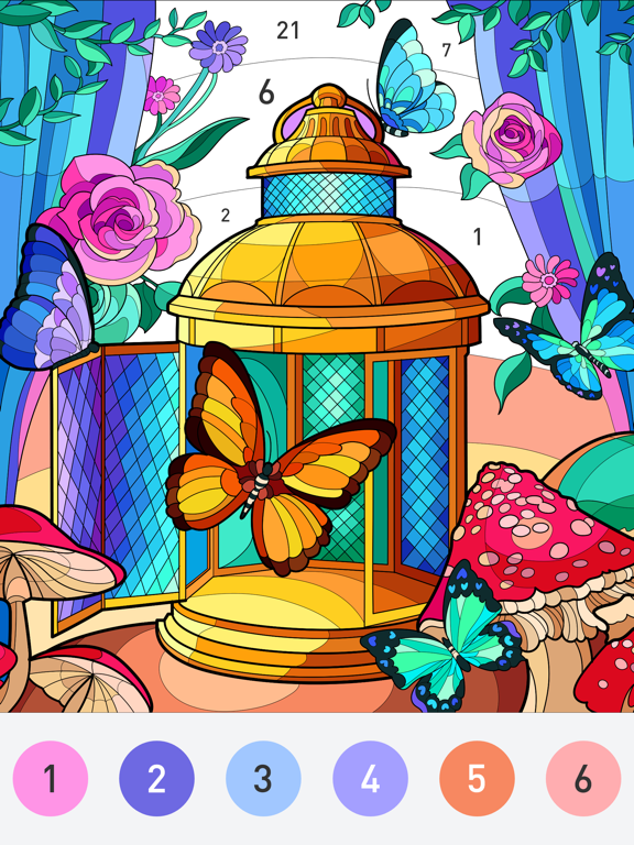 Color Day - Paint by number iPad screenshot 5 - Games app