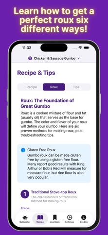 Gumbo Calculator iPhone screenshot