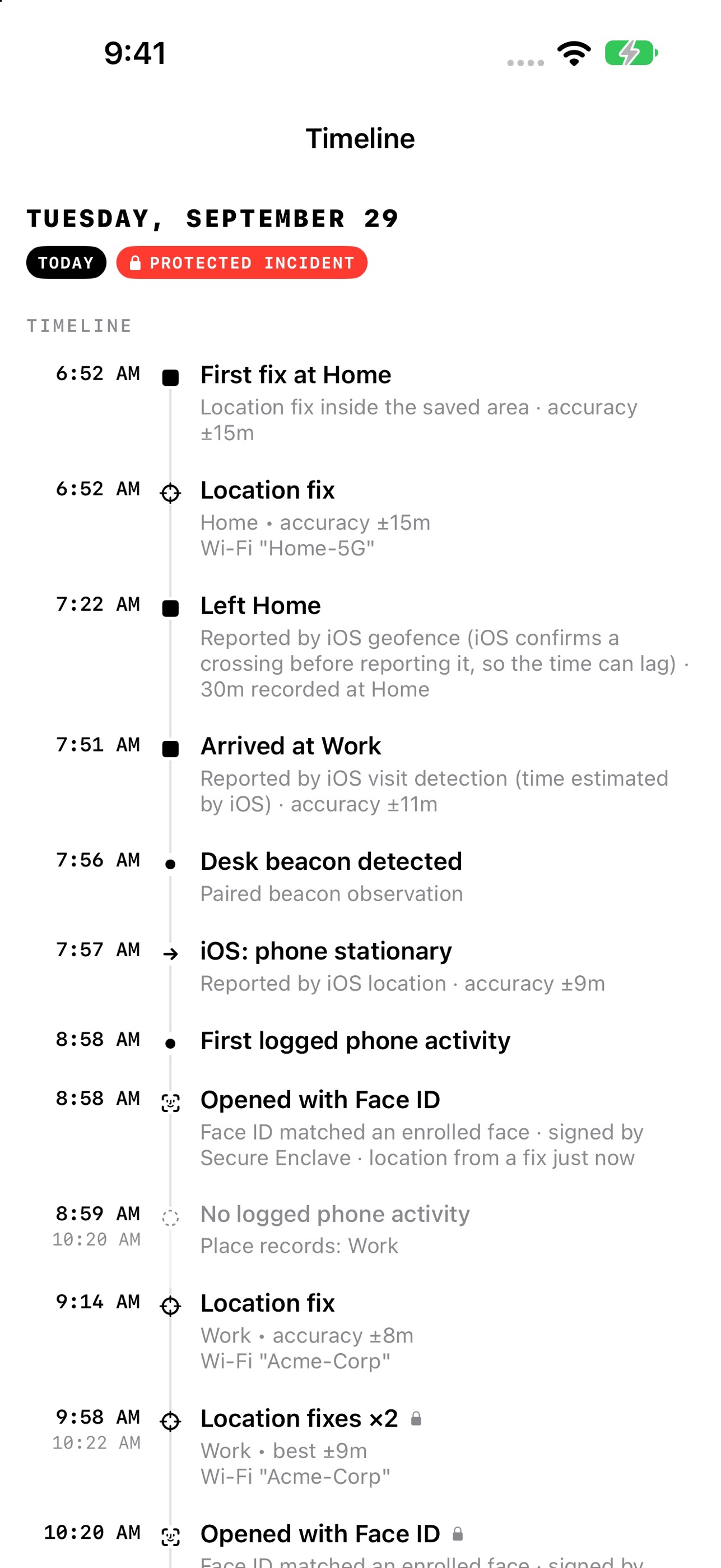 Screenshot 1 of BlackBox Personal Surveillance
