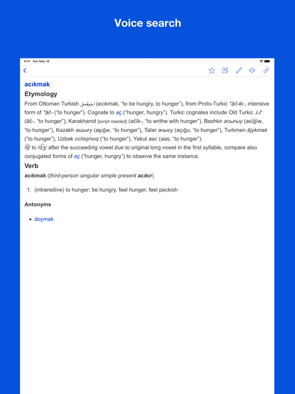 Turkish Word Origins iPad screenshot 7 - Reference app
