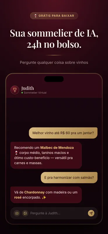 Judith: Assistente de Vinhos screenshot 1 of 4