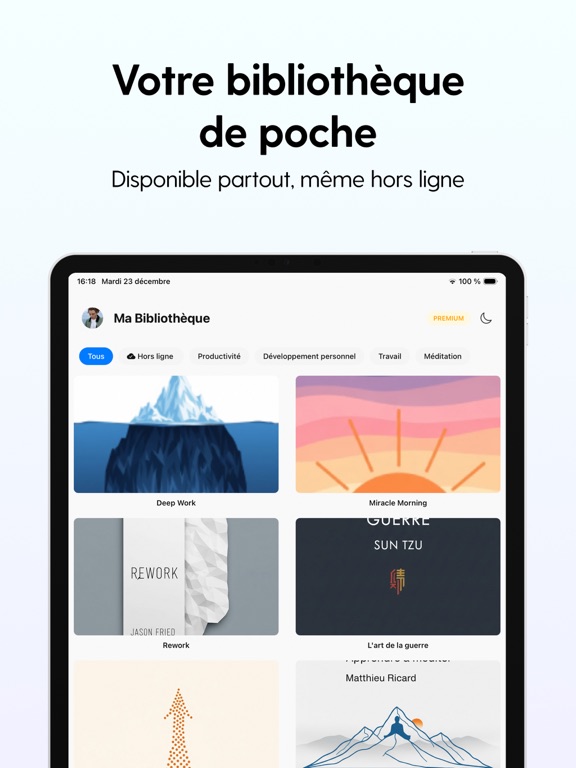 Cobalt : Book Summaries app screenshot 3