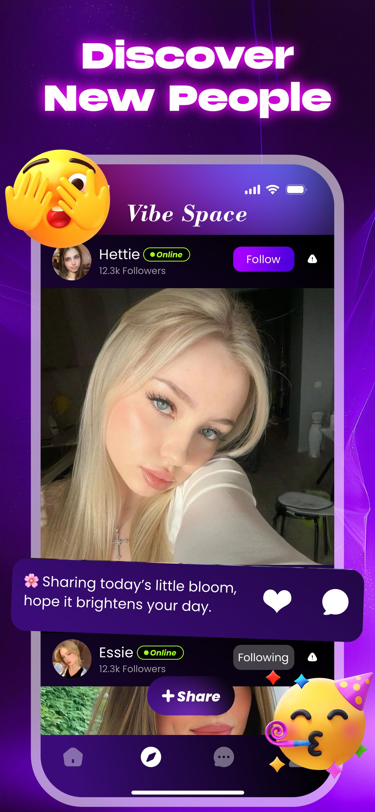VxGo - Video Chat | Share screenshot 2