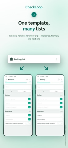 CheckLoop: Reusable Checklists screenshot