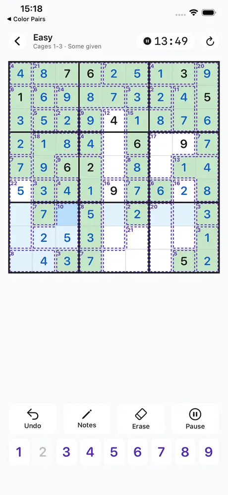 Killer Sudoku Pro screenshot 4