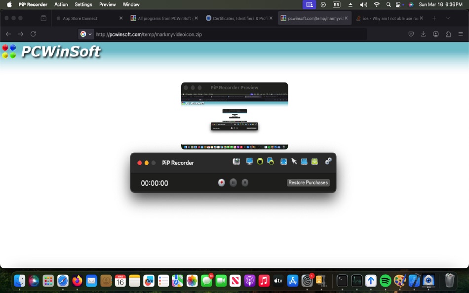 #3. Screen Recorder Pro Toolbar (macOS) 由: Alessandro Gimenes Ferri