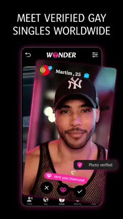 Wonder: Global Dating for Gays iPhone image 3