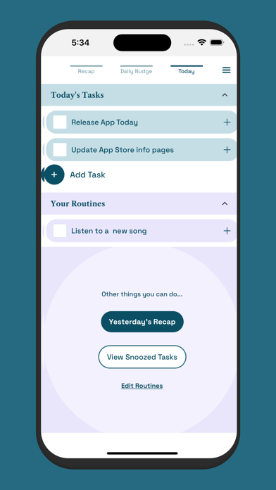 Fin - Positive Productivity Screenshot