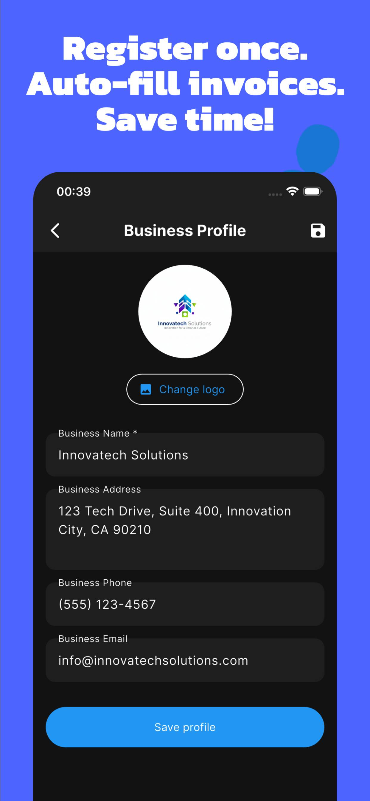 Simple Invoice Pro creator