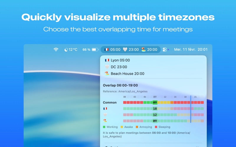 TimeBar for menubar screenshot