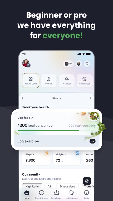 FITTR Health & Fitness Coach Screenshot