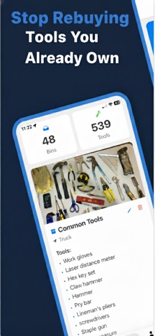 Workshop AI: Tool Inventory Screenshot 1 of 6