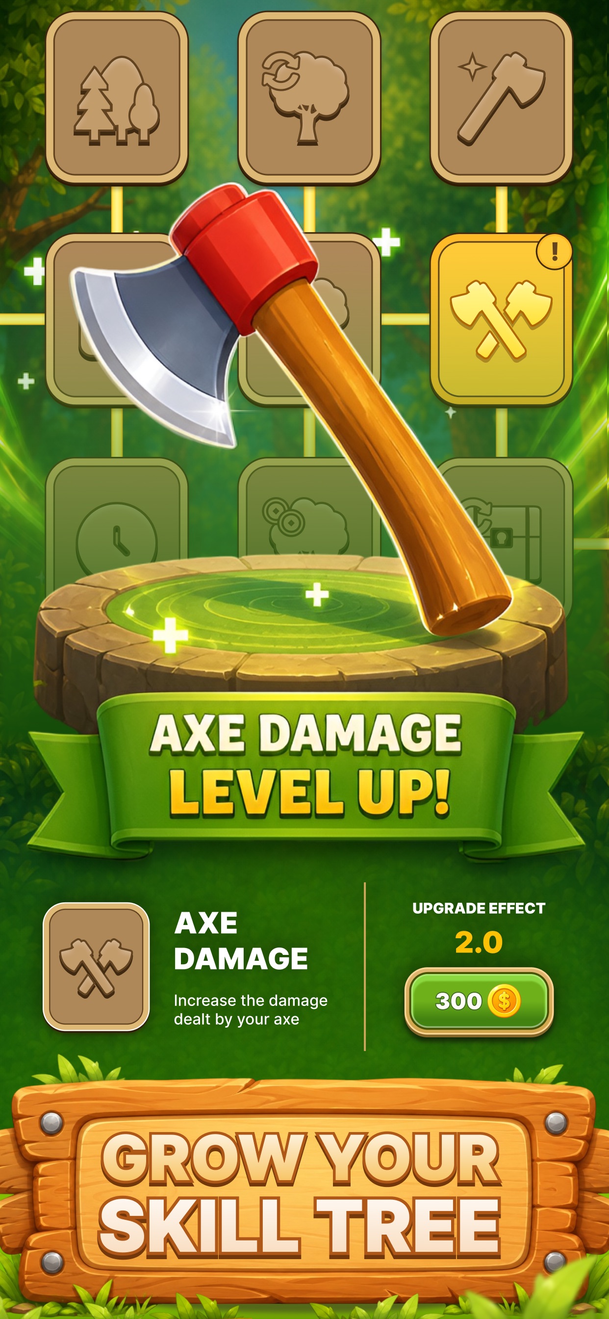 Screenshot 2 of Wood Chop: Lumberjack Tycoon