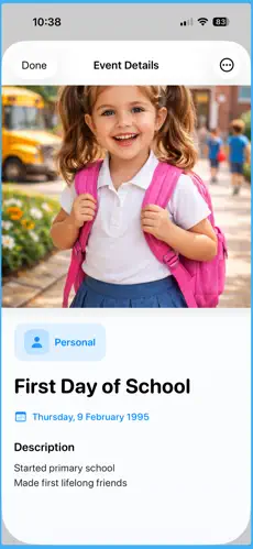 MyTimeline Screenshot 2