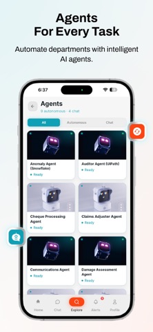 Aura AI for Work iPhone screenshot