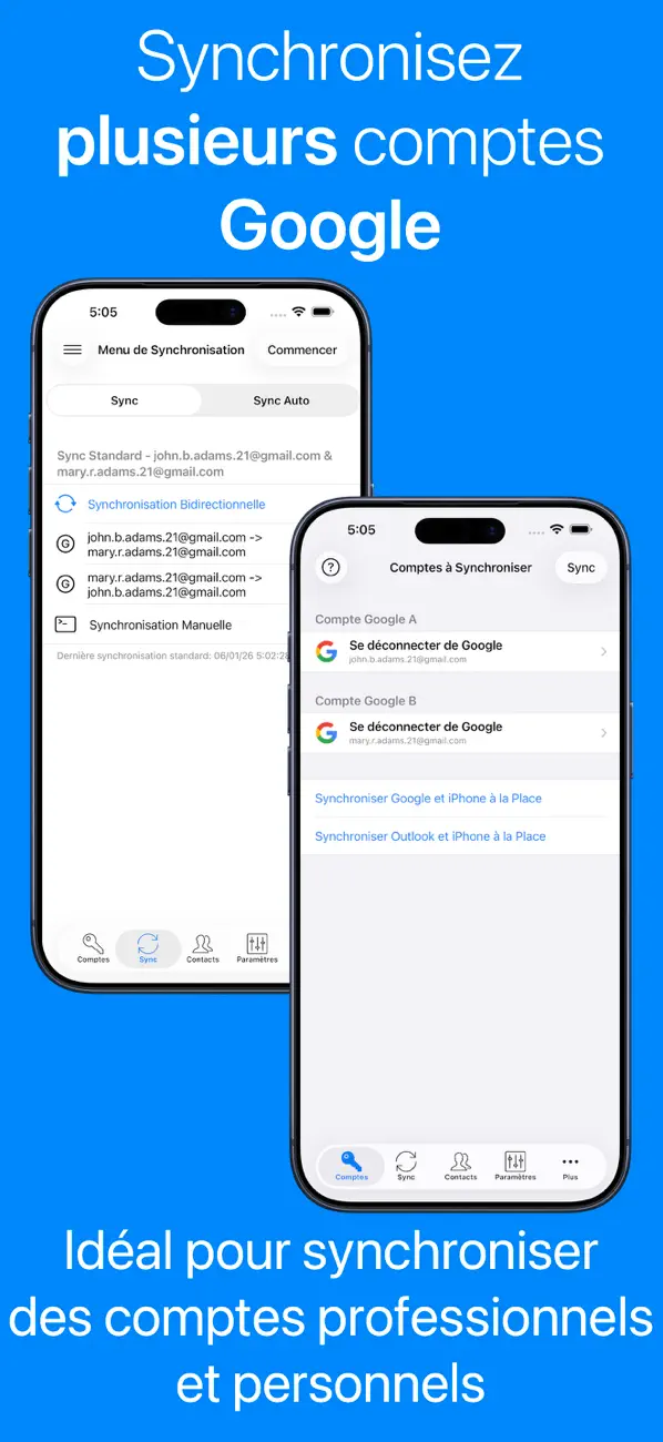 Screenshot #3 pour Contacts Sync Pro