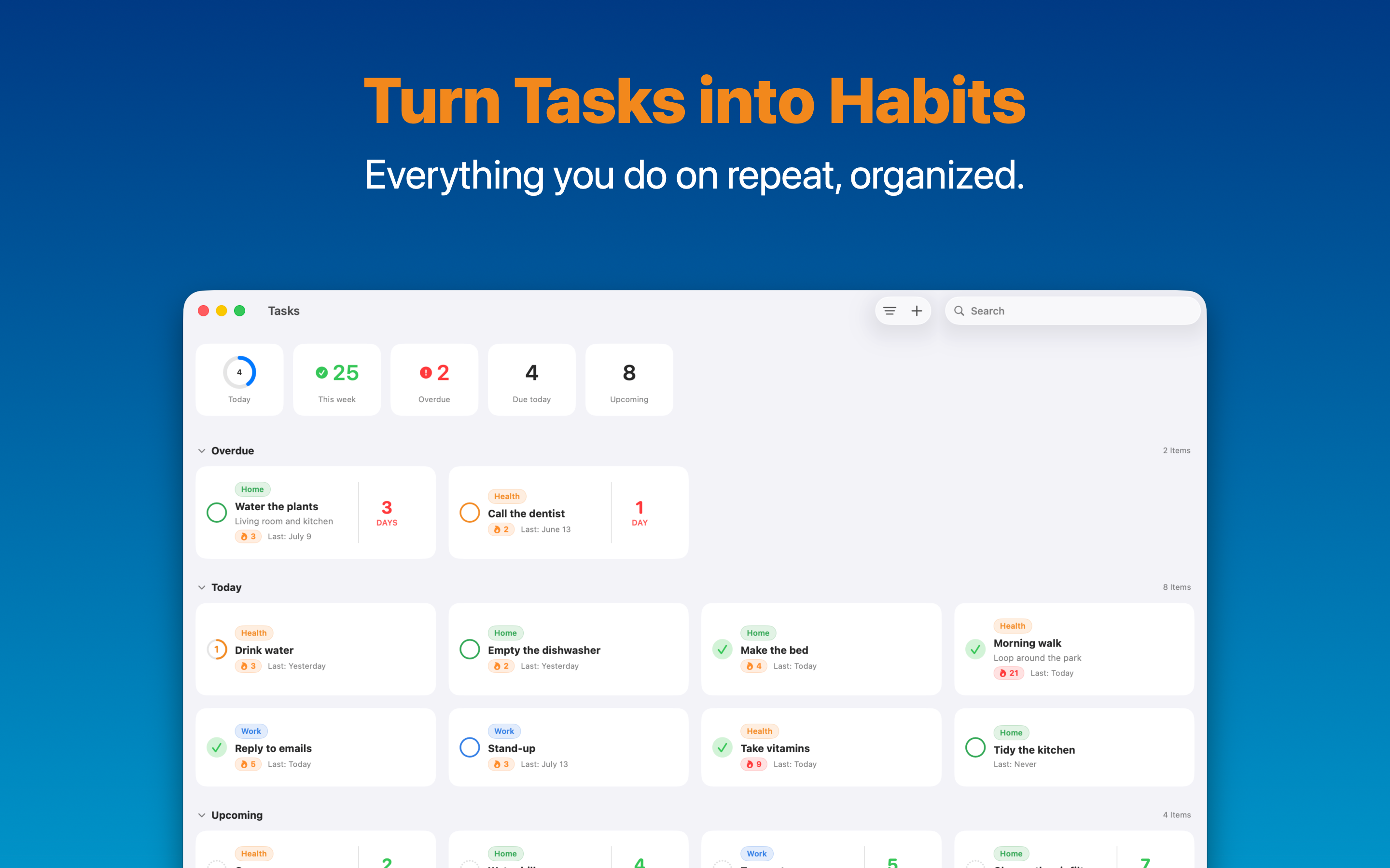 Backtask: Recurring Tasks screenshot 19