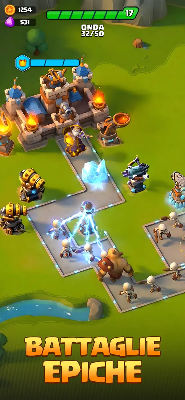 Arcane Arena: Tower Defense TD iOS Mod IPA screenshot 2 - iOS game interface