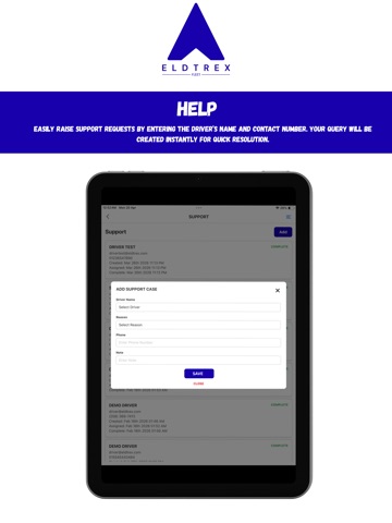 Eldtrex Fleet iPad screenshot
