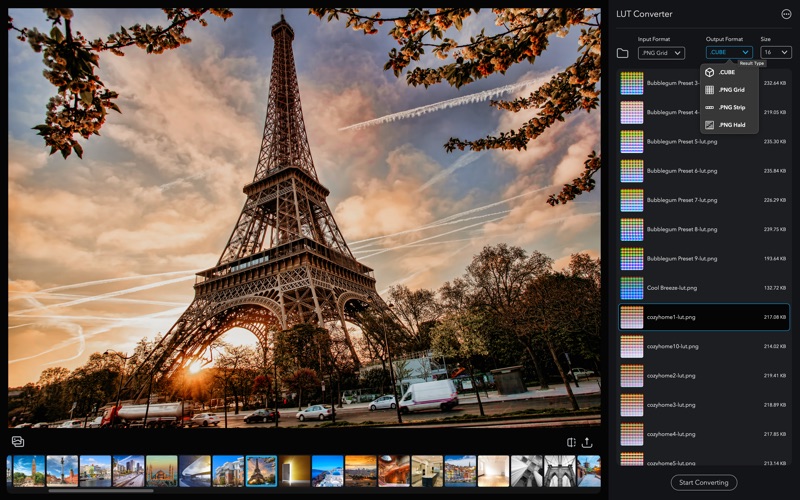 LUT Converter screenshot
