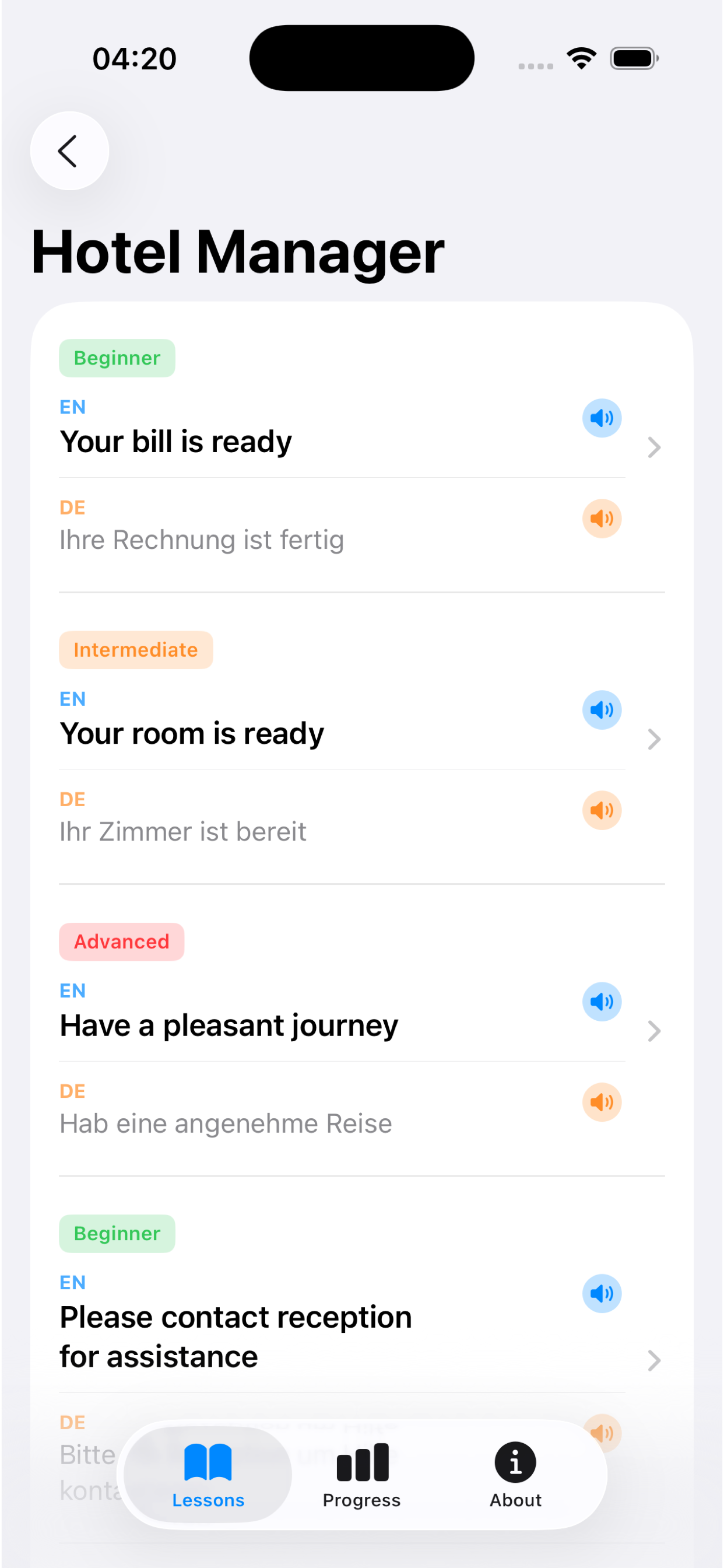 EnglishDeutsch screenshot 6