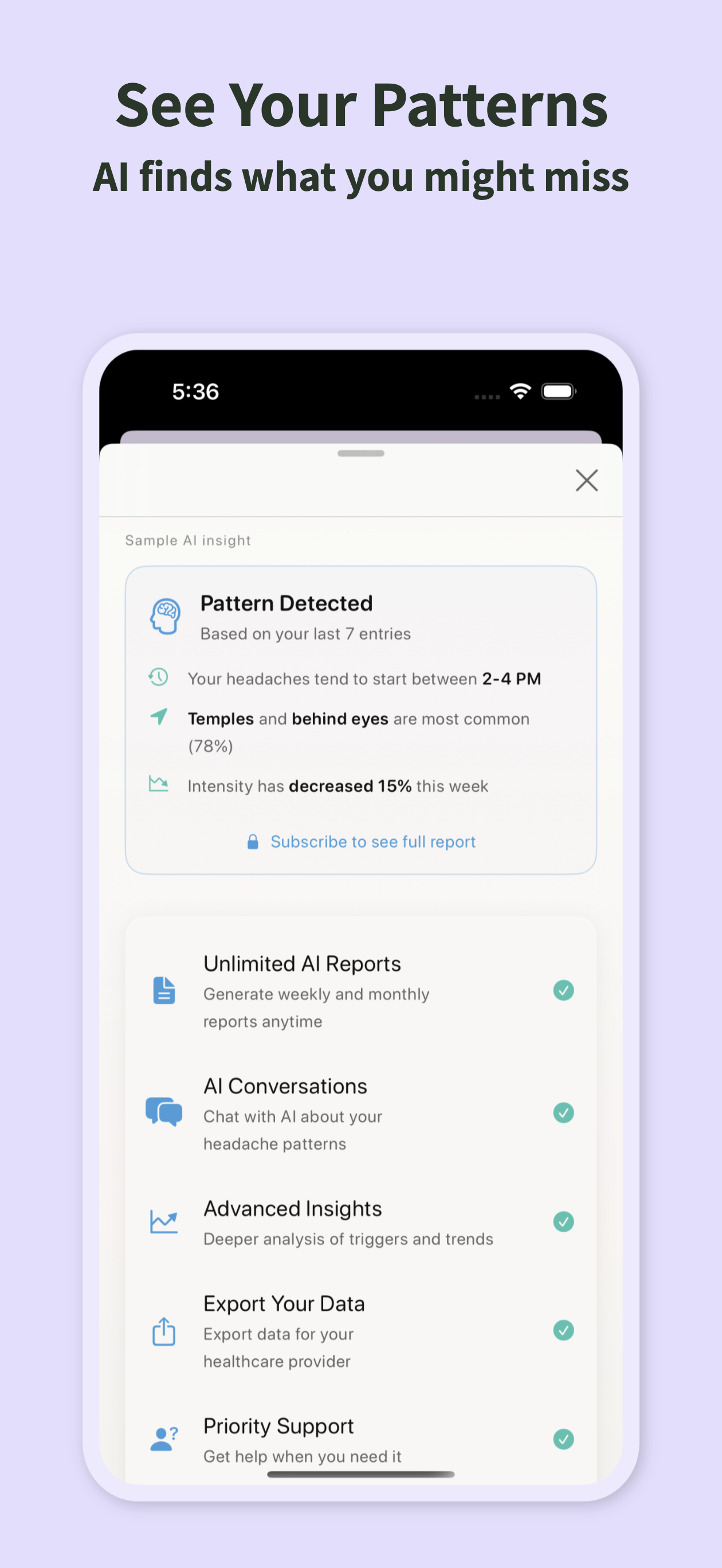 HeadSense: Migraine Tracker