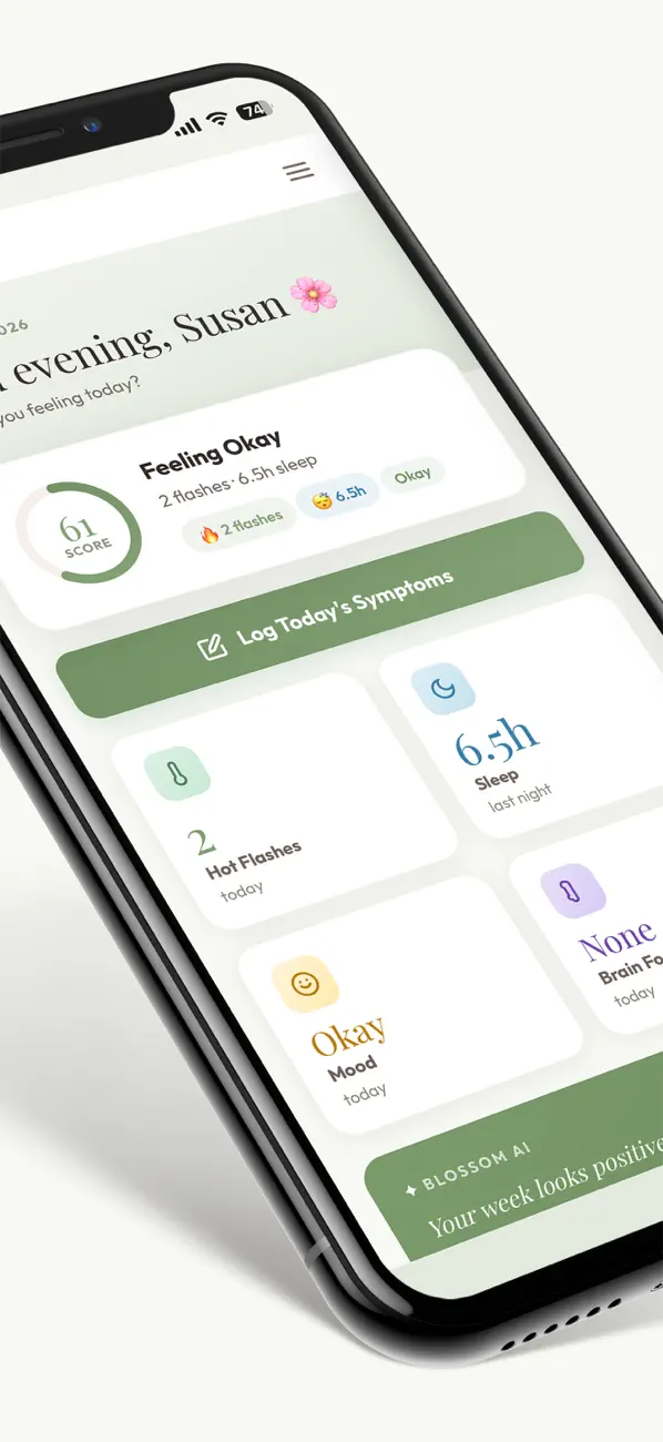 Screenshot #2 pour Blossom: Menopause Companion