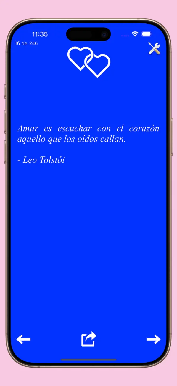 Screenshot #3 pour Frases de amor.