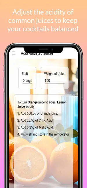 Super Juice Calculator screenshot 1
