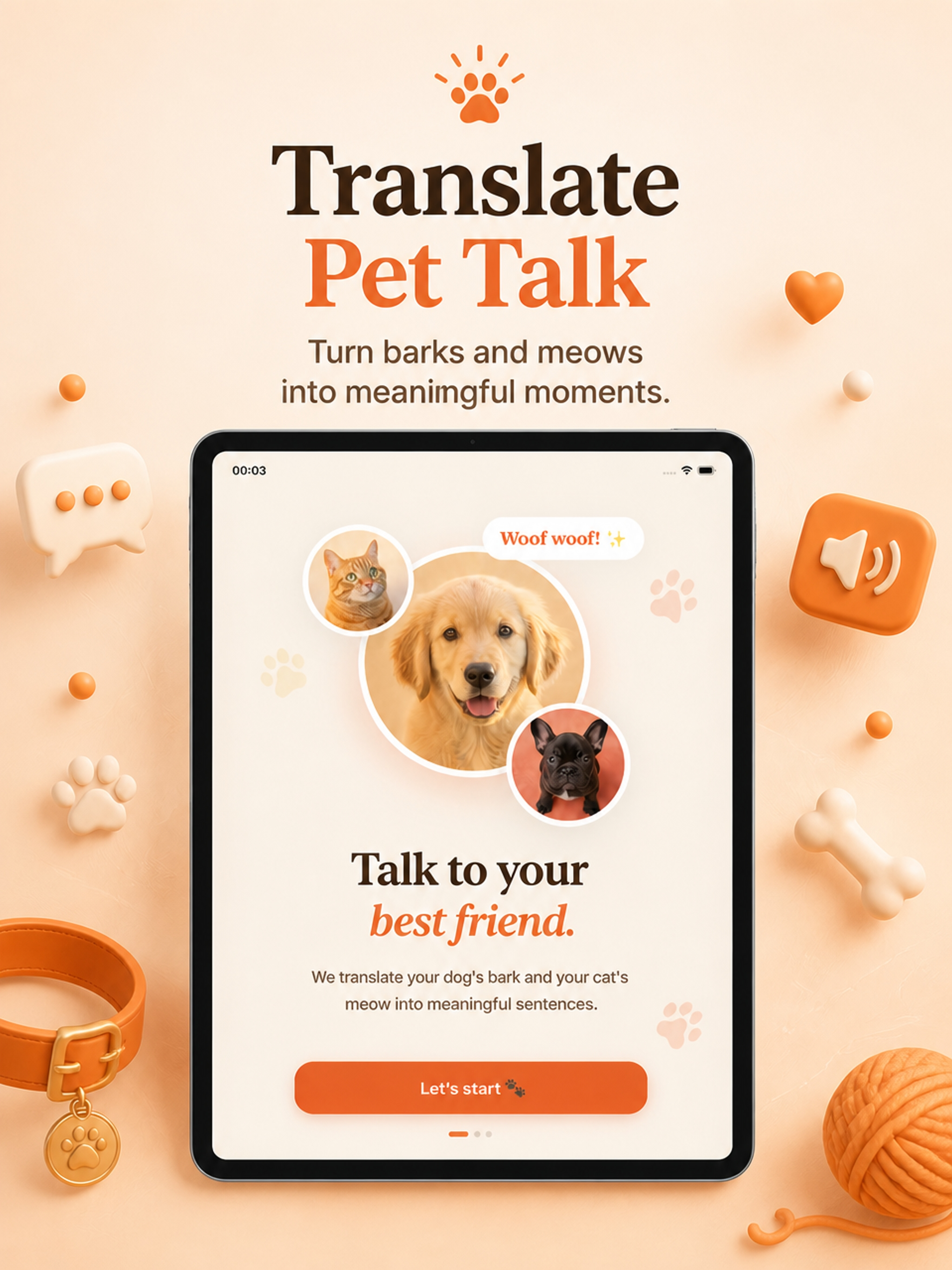 Pet Translator: Cat & Dog AI