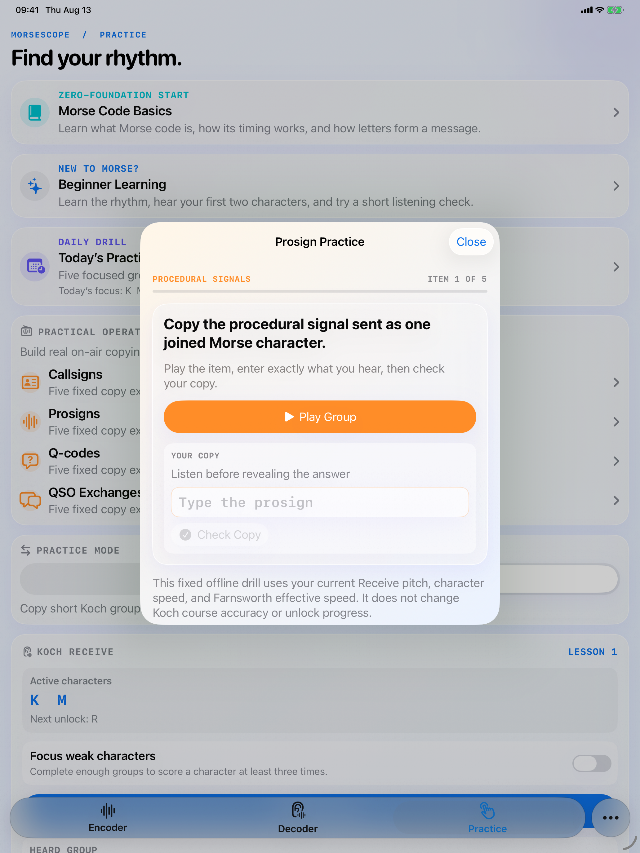 MorseScope: Code & Audio screenshot 17