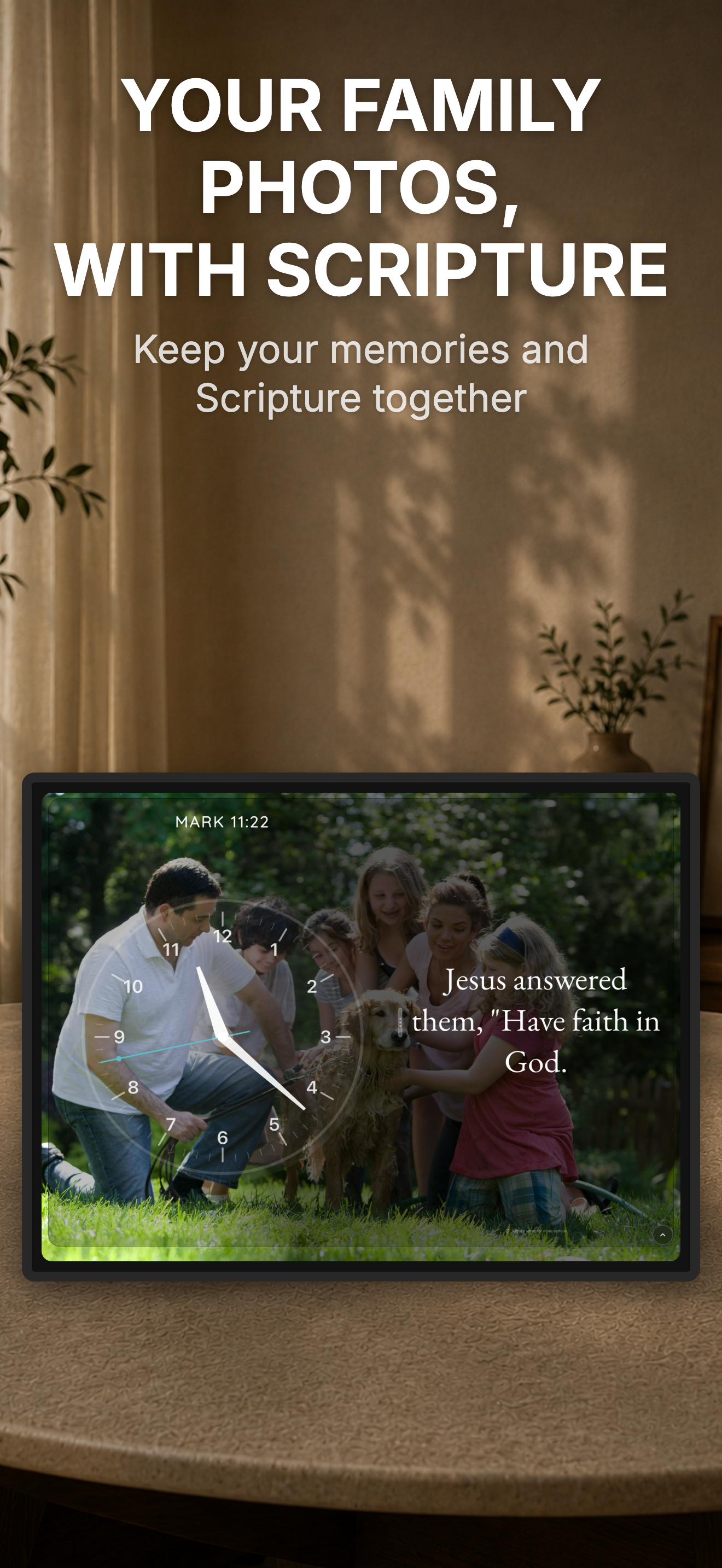 Bible Clock: Daily Verse screenshot 4