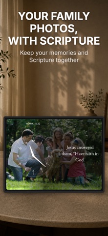Bible Clock: Daily Verse iPhone screenshot