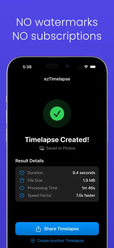 ezTimelapse - Video Converter screenshot 5