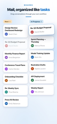 ChatInbox: Email by Sender iPhone screenshot
