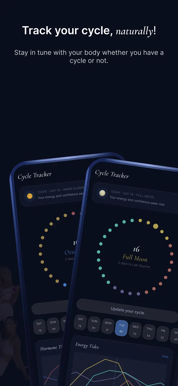 Screenshot #2 pour Bestie Cycle Tracker by Aggie