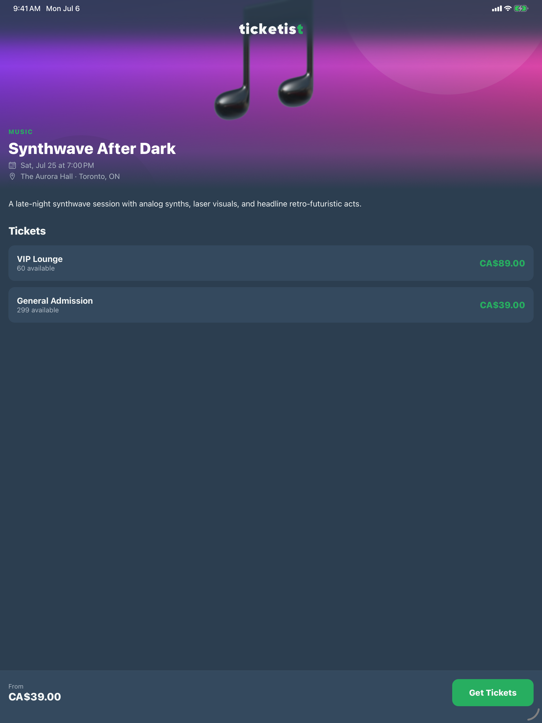 Ticketist screenshot 8